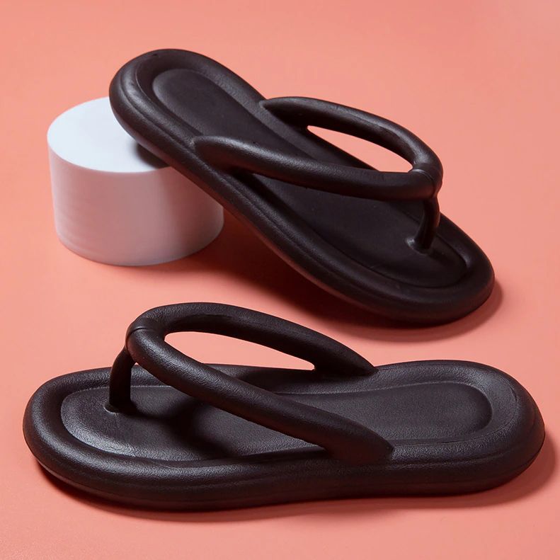 Pehmeät flipflopit (musta)