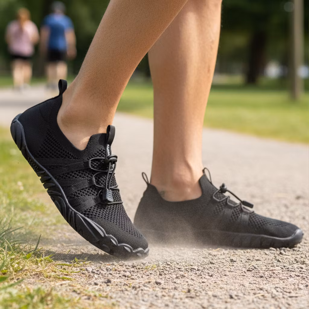 Paljasjalkakengät Flex (musta)