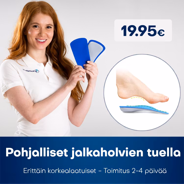 Pohjalliset jalkaholvien tuella