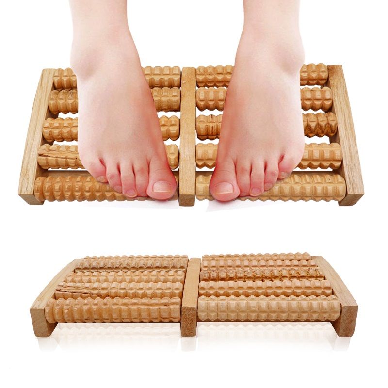 Puinen jalkahierontalaite (roller)