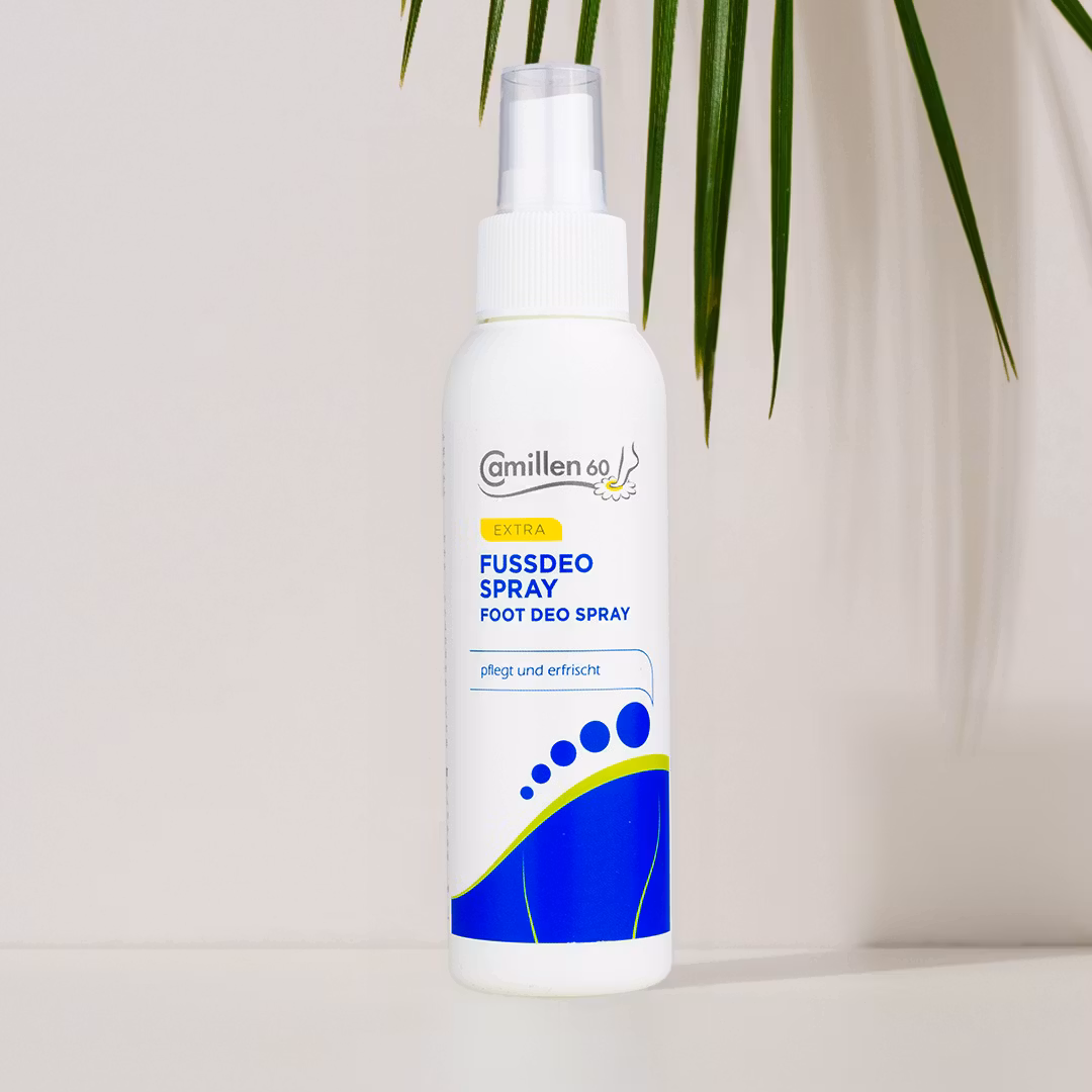 Jalkahikeä ehkäisevä deodoranttisuihke