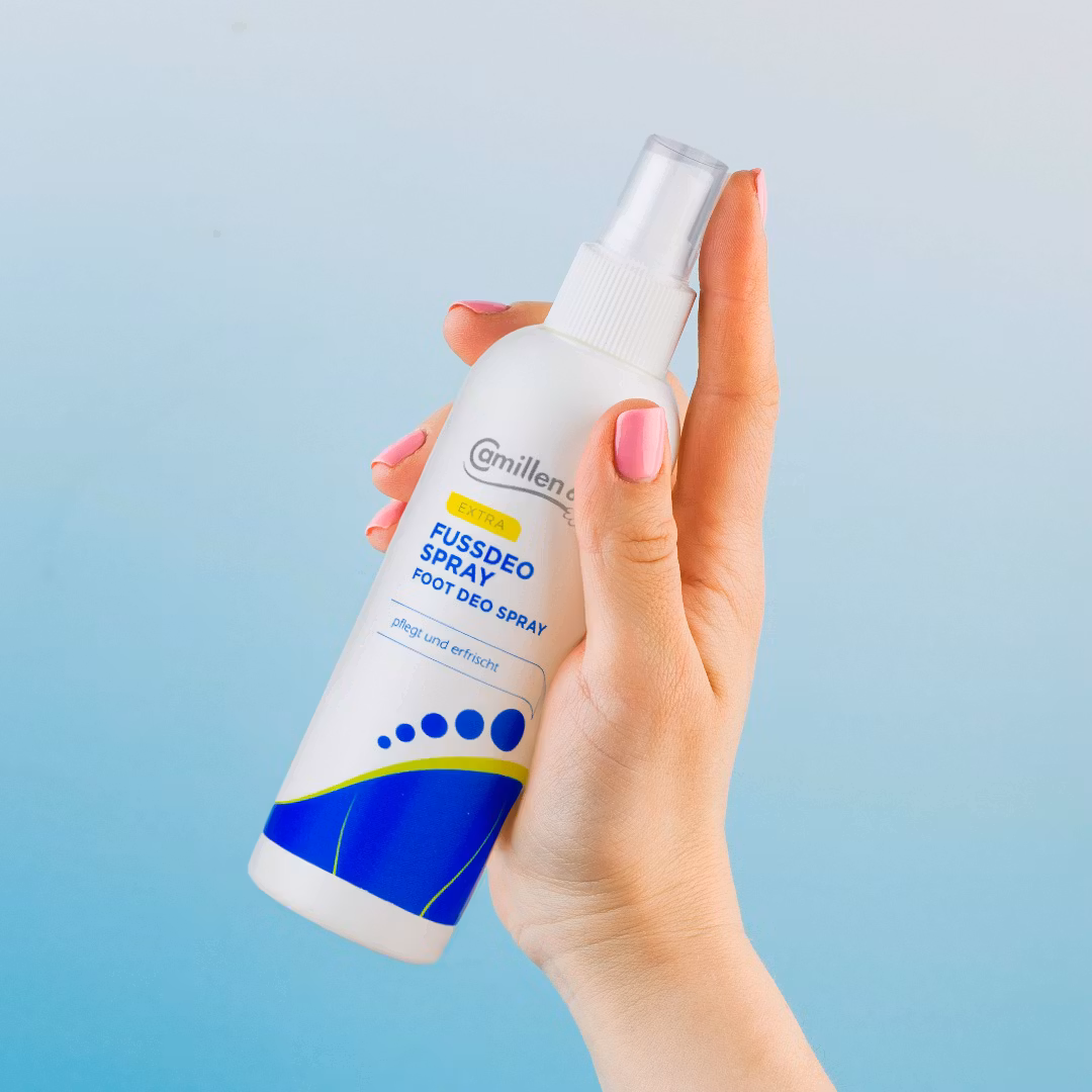 Jalkahikeä ehkäisevä deodoranttisuihke