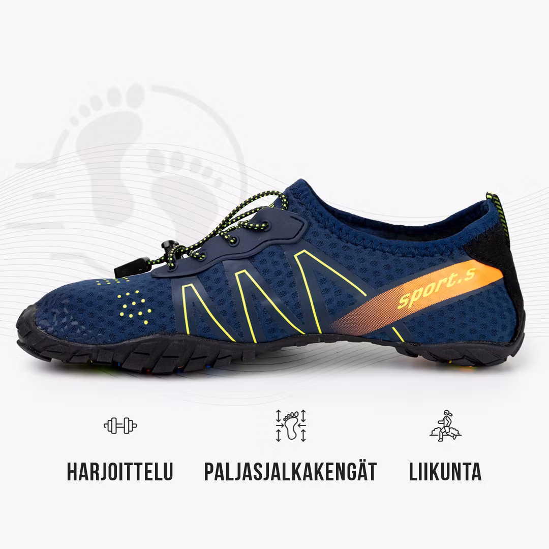 Paljasjalkakengät urheilu (sininen)