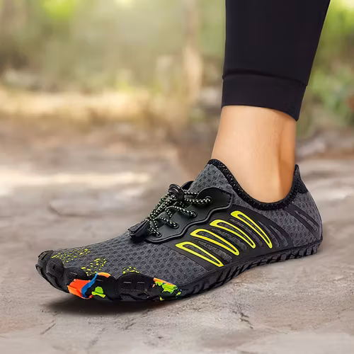 Paljasjalkakenkä urheilu (harmaa)