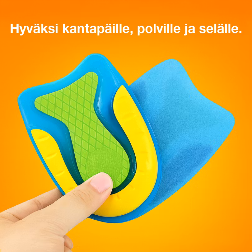 Kantapään pohjalliset luupiikkiin