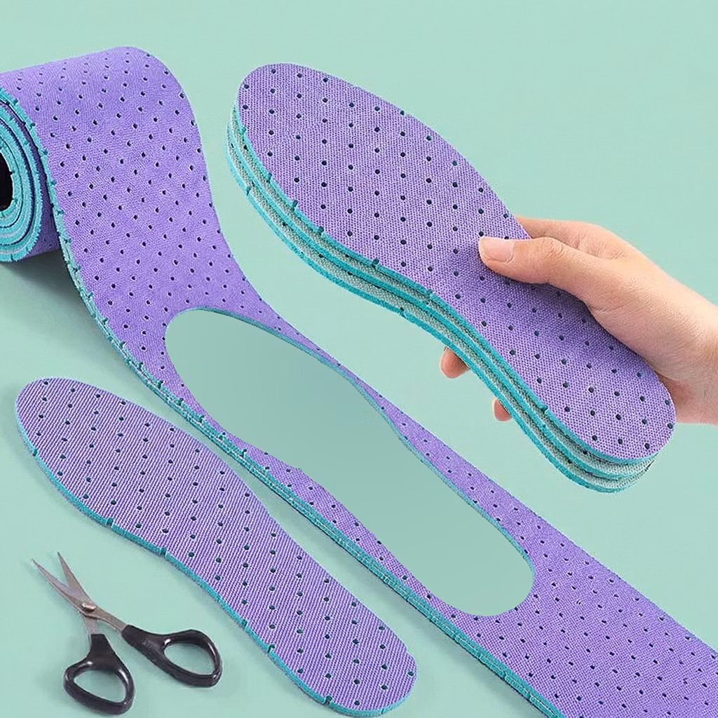 Leikattavat pohjalliset rullassa