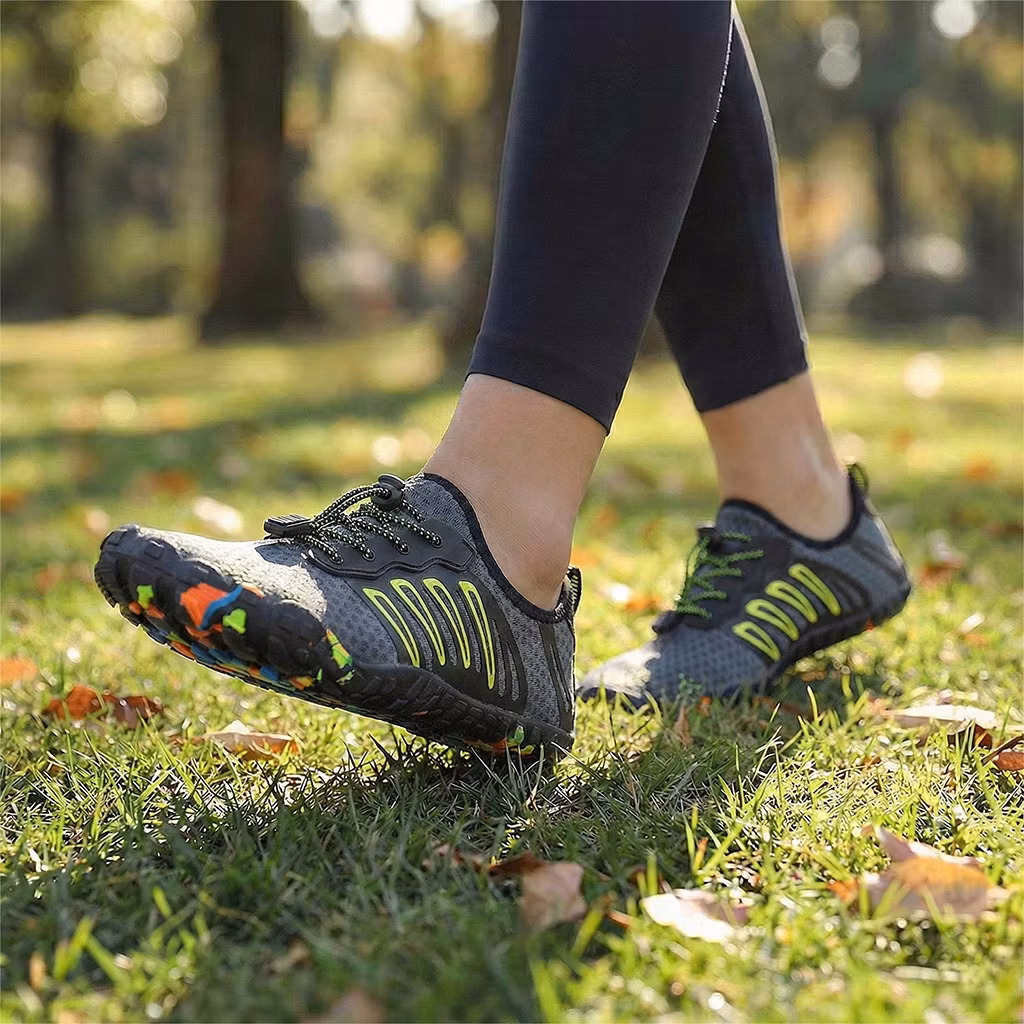 Paljasjalkakenkä urheilu (harmaa)