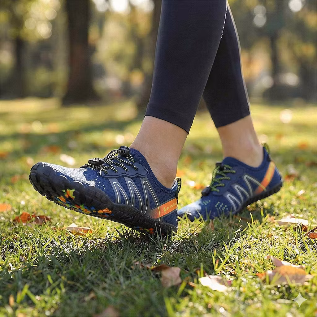 Paljasjalkakengät urheilu (sininen)