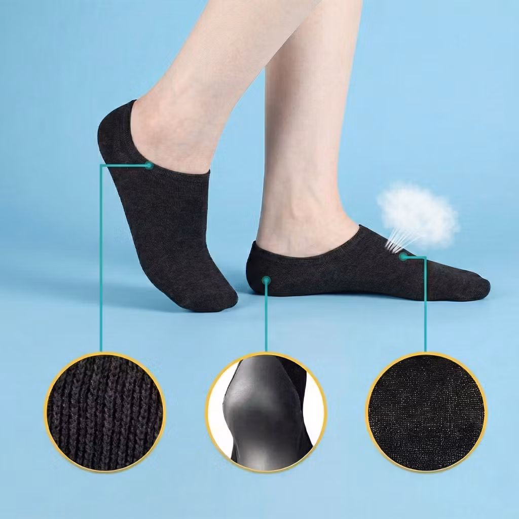 Kantapäätä pehmustavat geelisukat