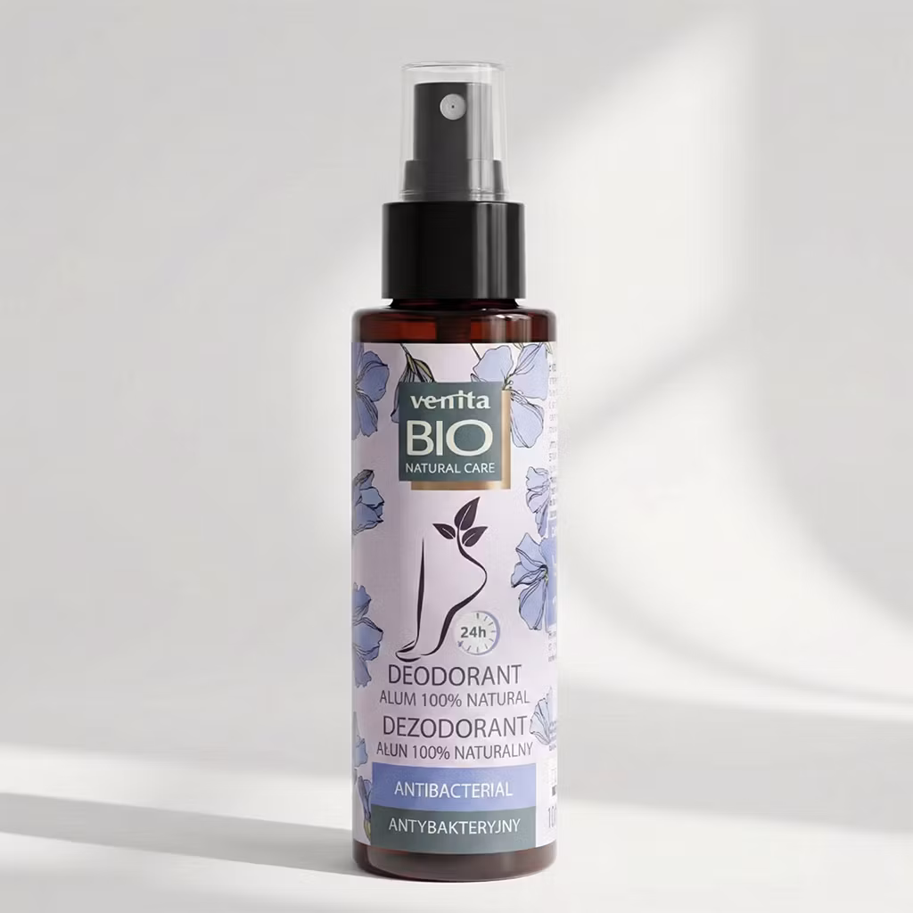 Antibakteerinen jalkasuihke