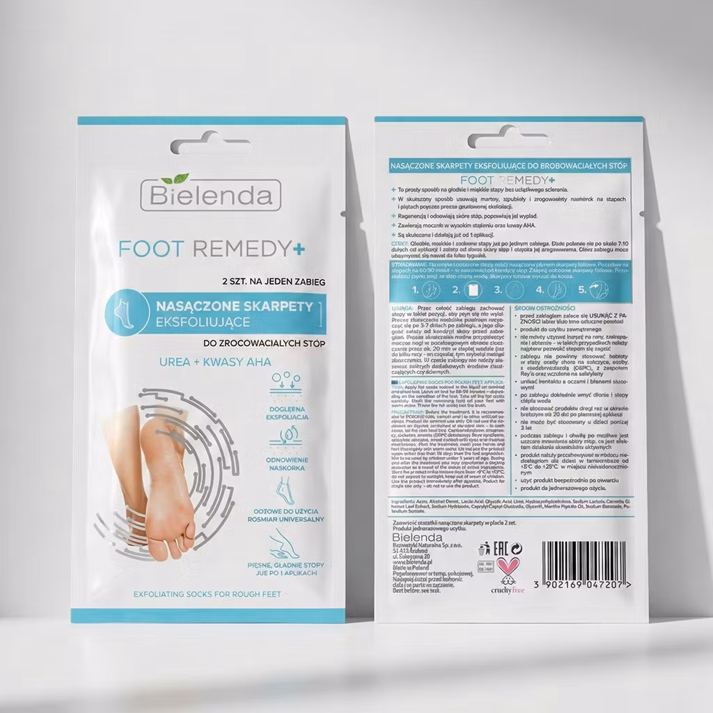 Kuorintasukat jaloille (Pehmentävä)