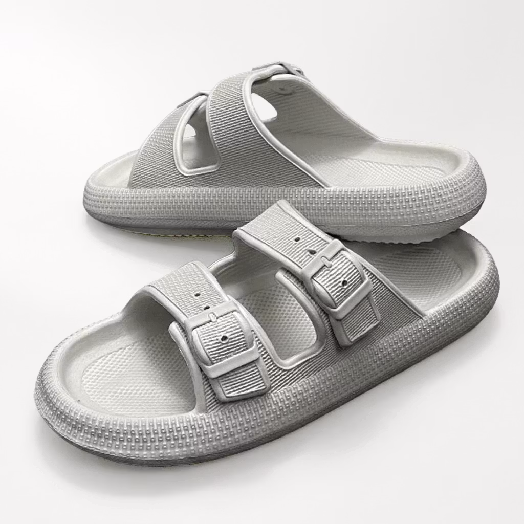 Pehmeät ja tukevat tossut (Harmaa)