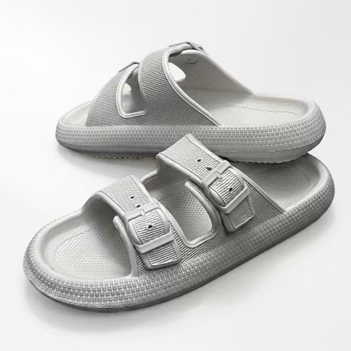 Pehmeät ja tukevat tossut (Harmaa)