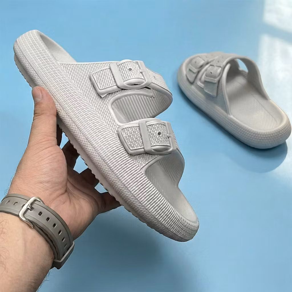 Pehmeät ja tukevat tossut (Harmaa)