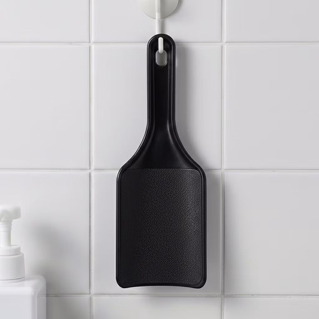 Ergonominen jalkaraspi kantapäille