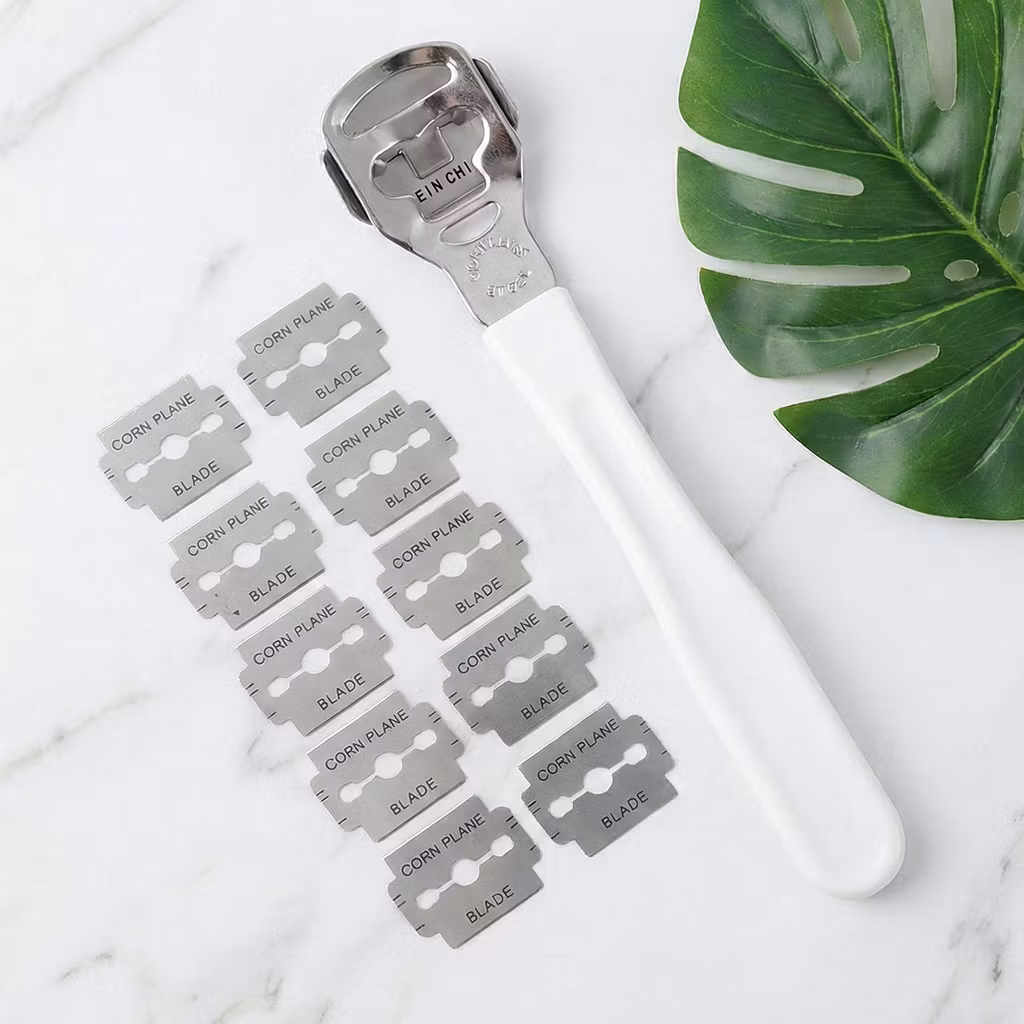 Jalkaraspi kovettumien poistoon