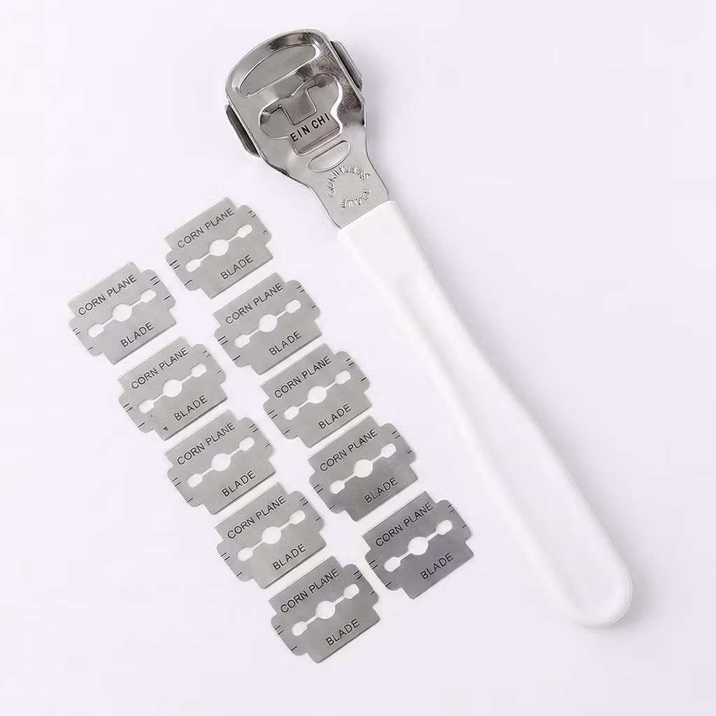 Jalkaraspi kovettumien poistoon