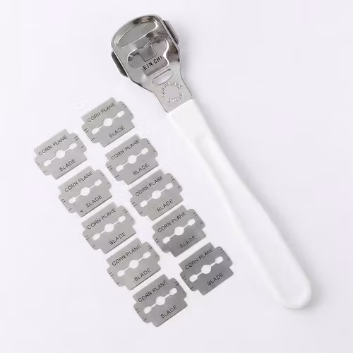 Jalkaraspi kovettumien poistoon