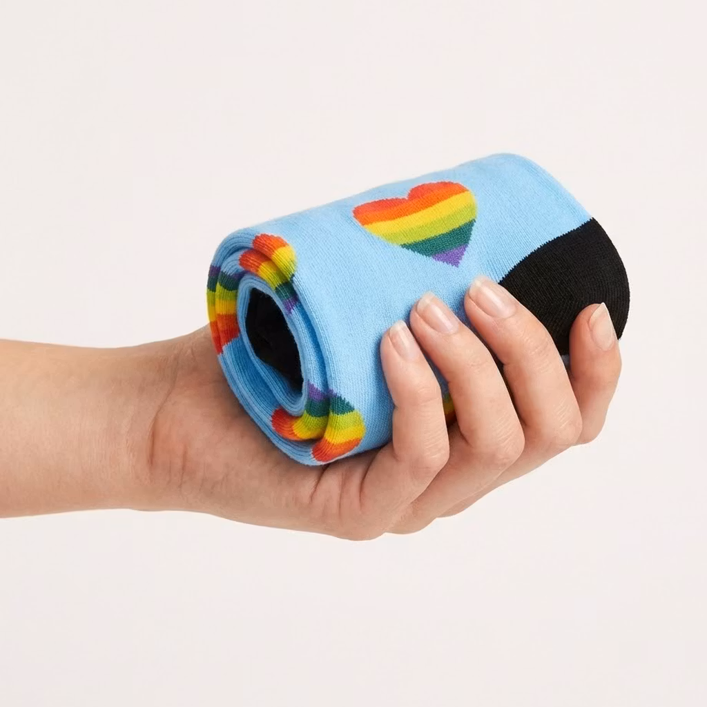 Tukisukat sydänkuviolla