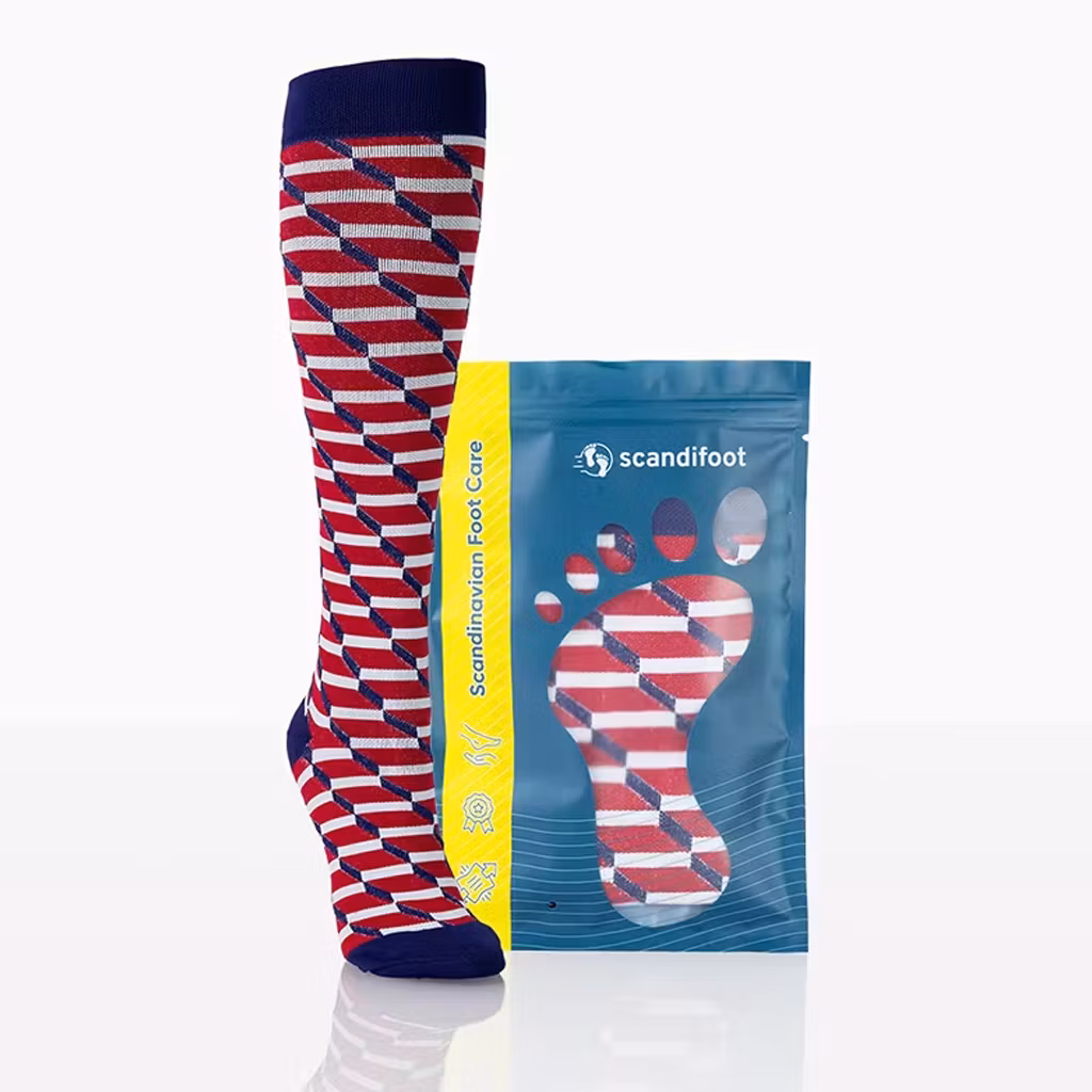 Ruudulliset tukisukat (punaiset)