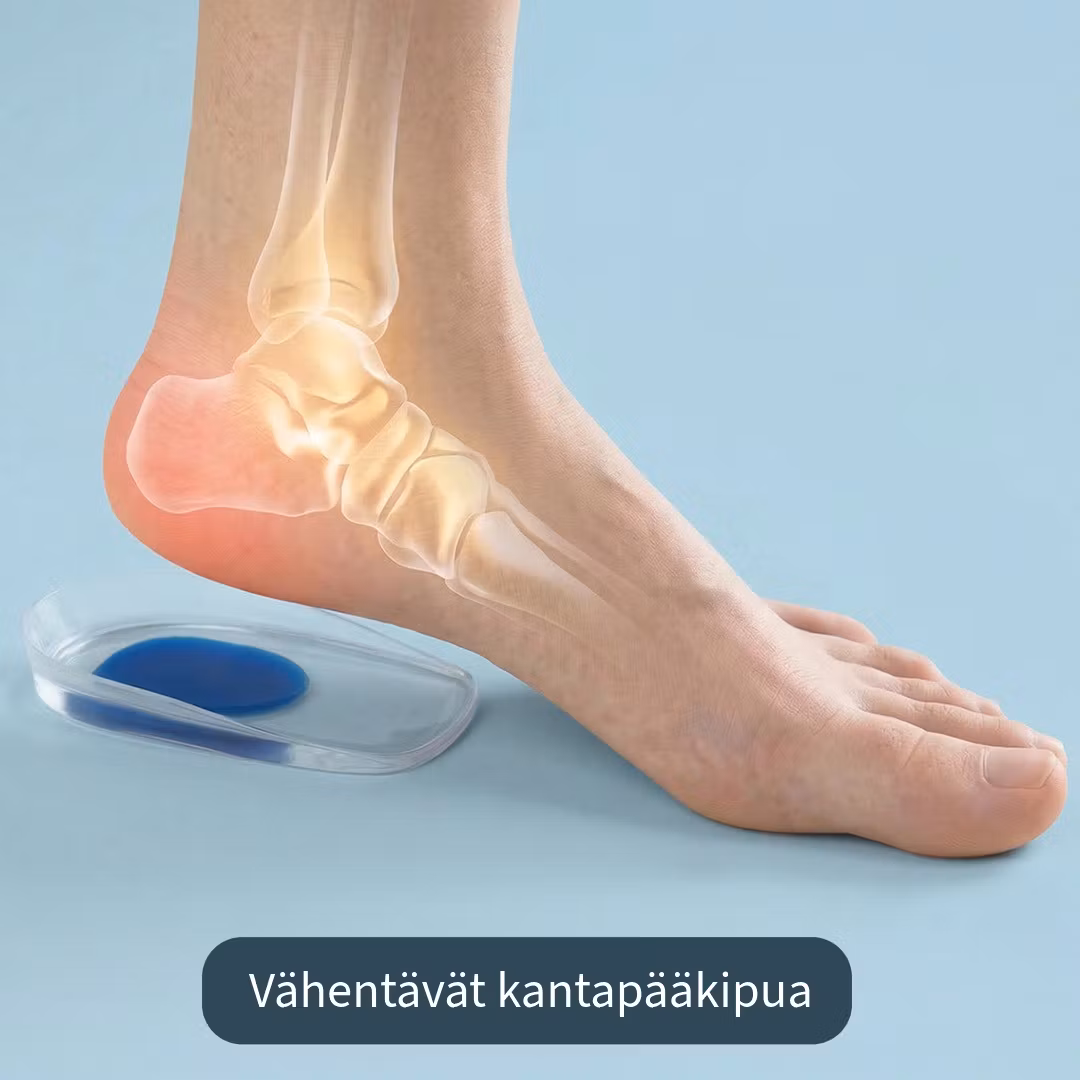 Kantapään pohjalliset (2 kpl)