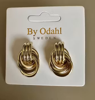 ByOdahl örhängen guldknut