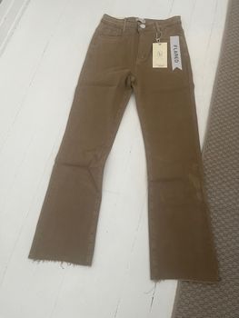 Folyrose flares jeans taupe