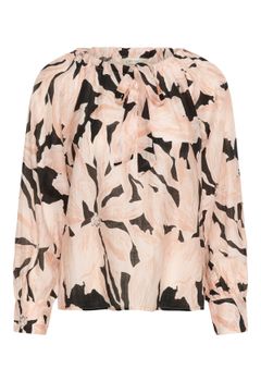 Cream blus creese dust flower