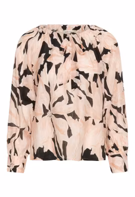 Cream blus creese dust flower