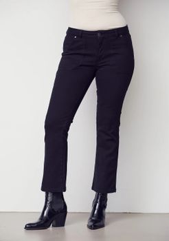 Isay como flare twill pant svart
