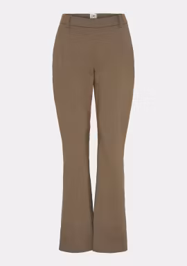 Isay Veneto flare pant taupe