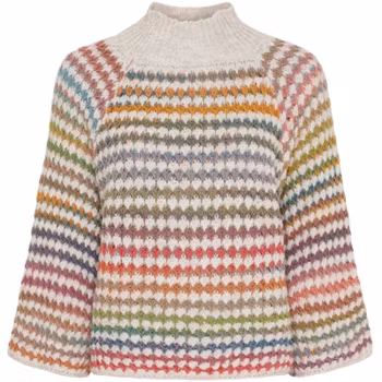 Marta du chateau flerfärgad stickad tröja One size