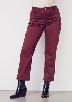 Isay straight pant wine