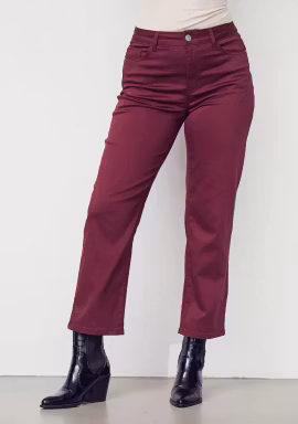 Isay straight pant wine