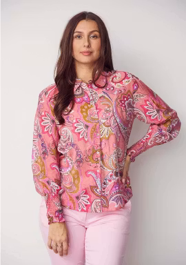 Isay Lotta smock blus rosa