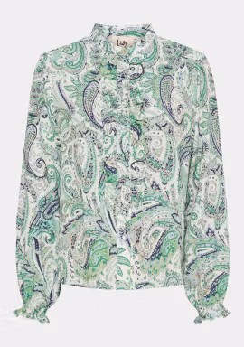 Isay Gyta blus med volang