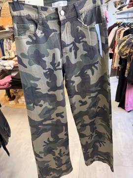 Folyrose camou jeans