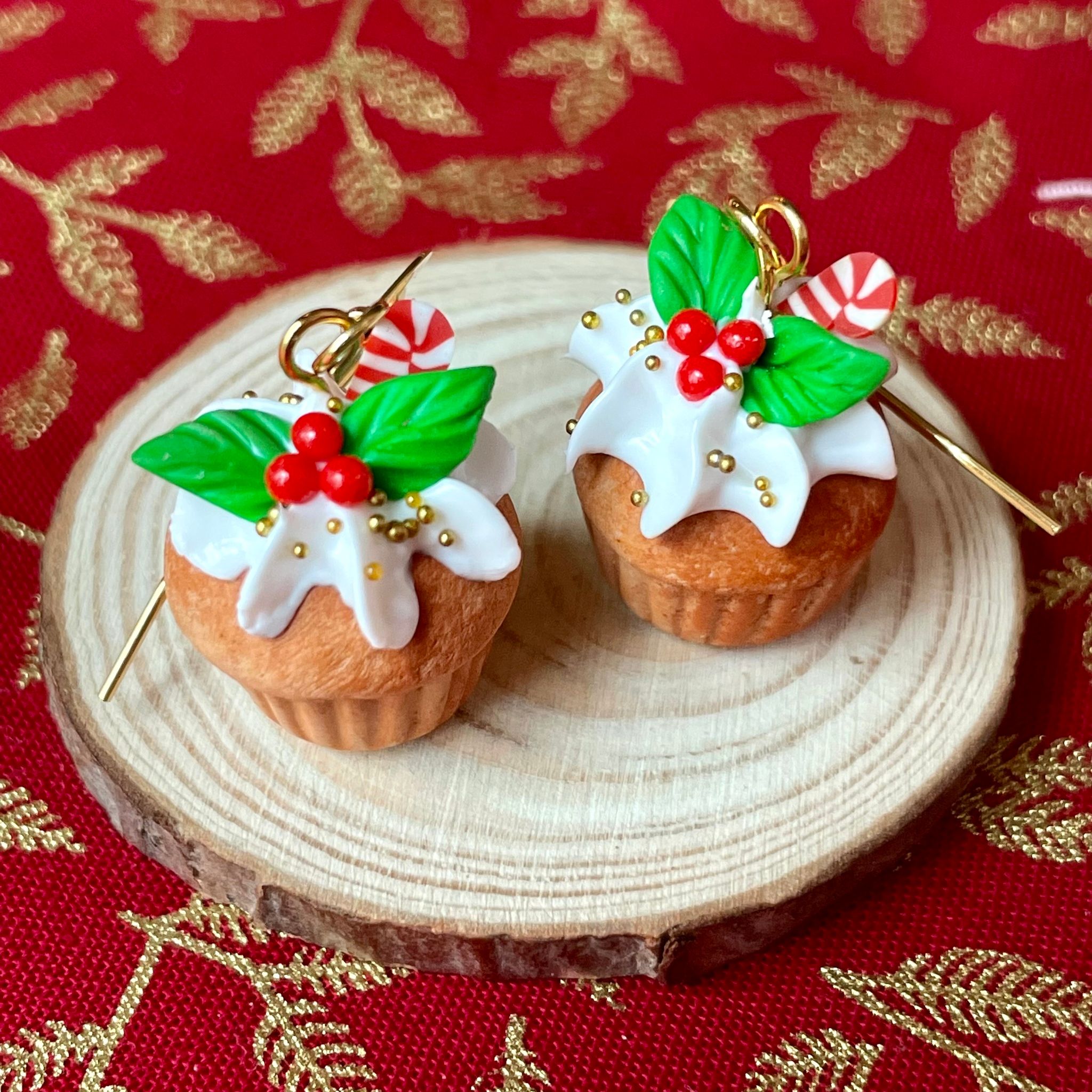 Cupcake pepparkaka silver/guld