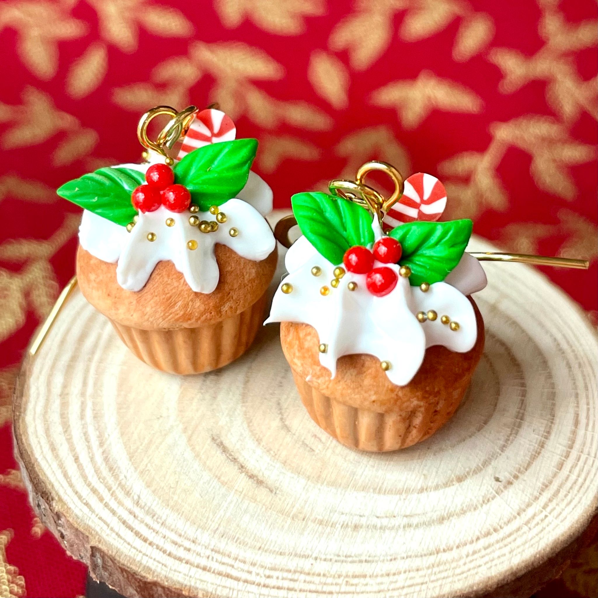 Cupcake pepparkaka silver/guld