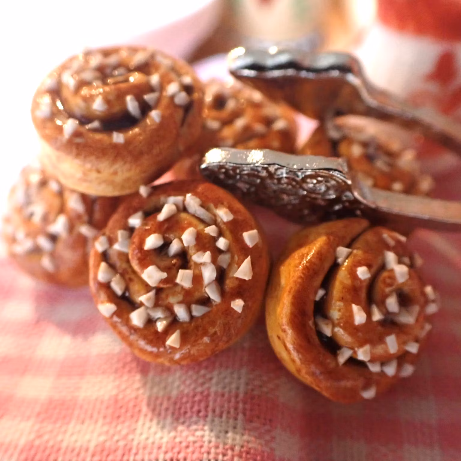 Kanelbulle i miniatyr