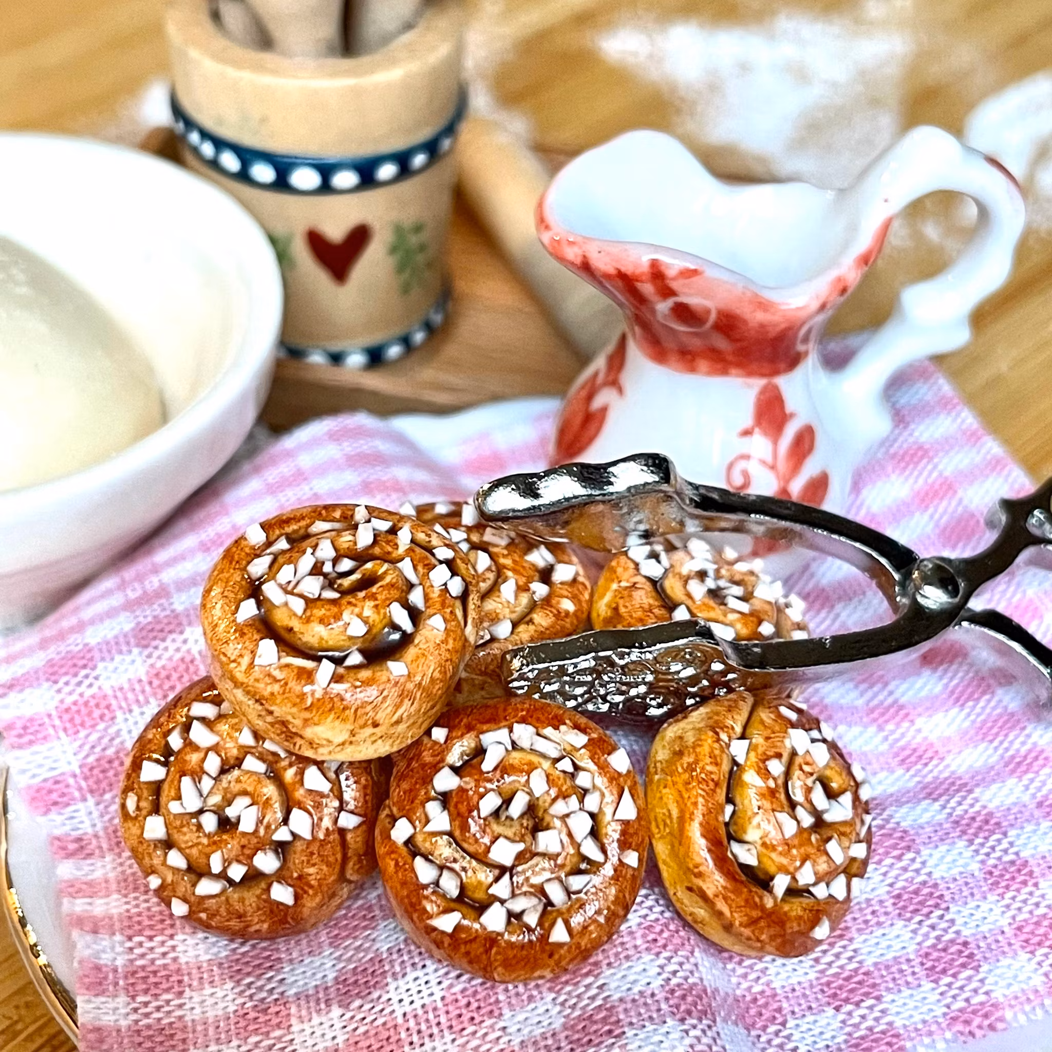Kanelbulle i miniatyr