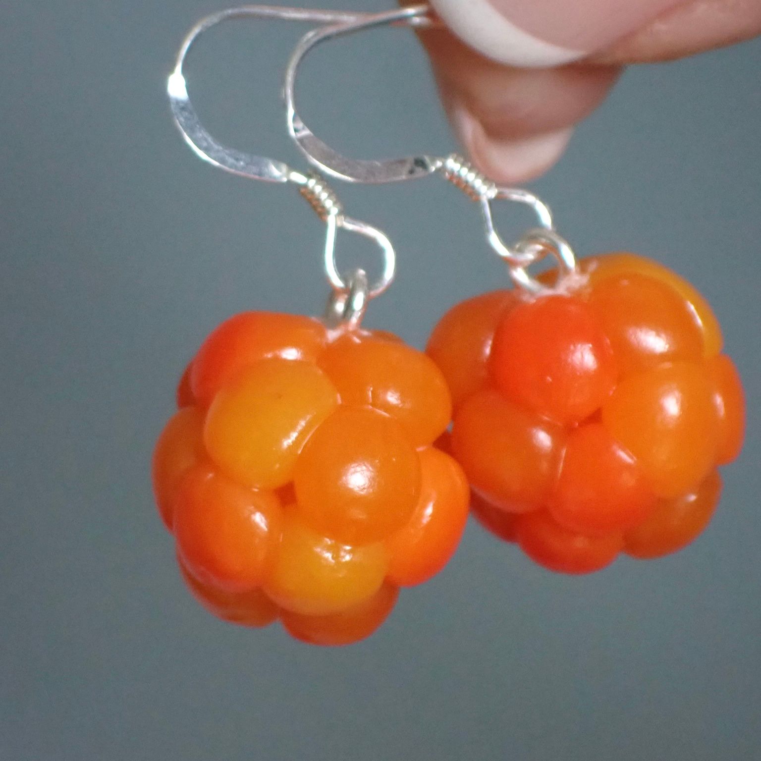 Cloudberry Earrings 1 pair Silver/Gold/Rhinestone