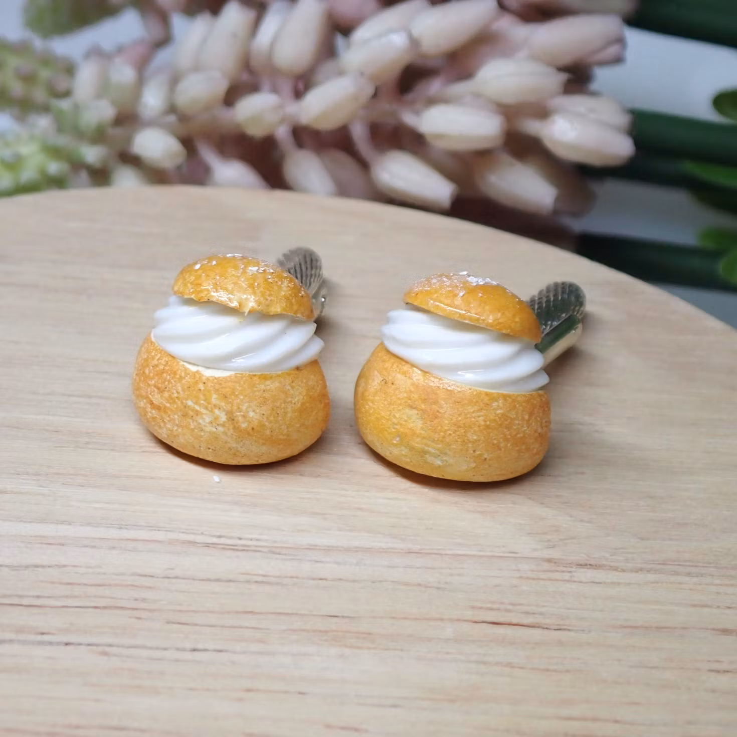 Semla manschettknappar 1 par
