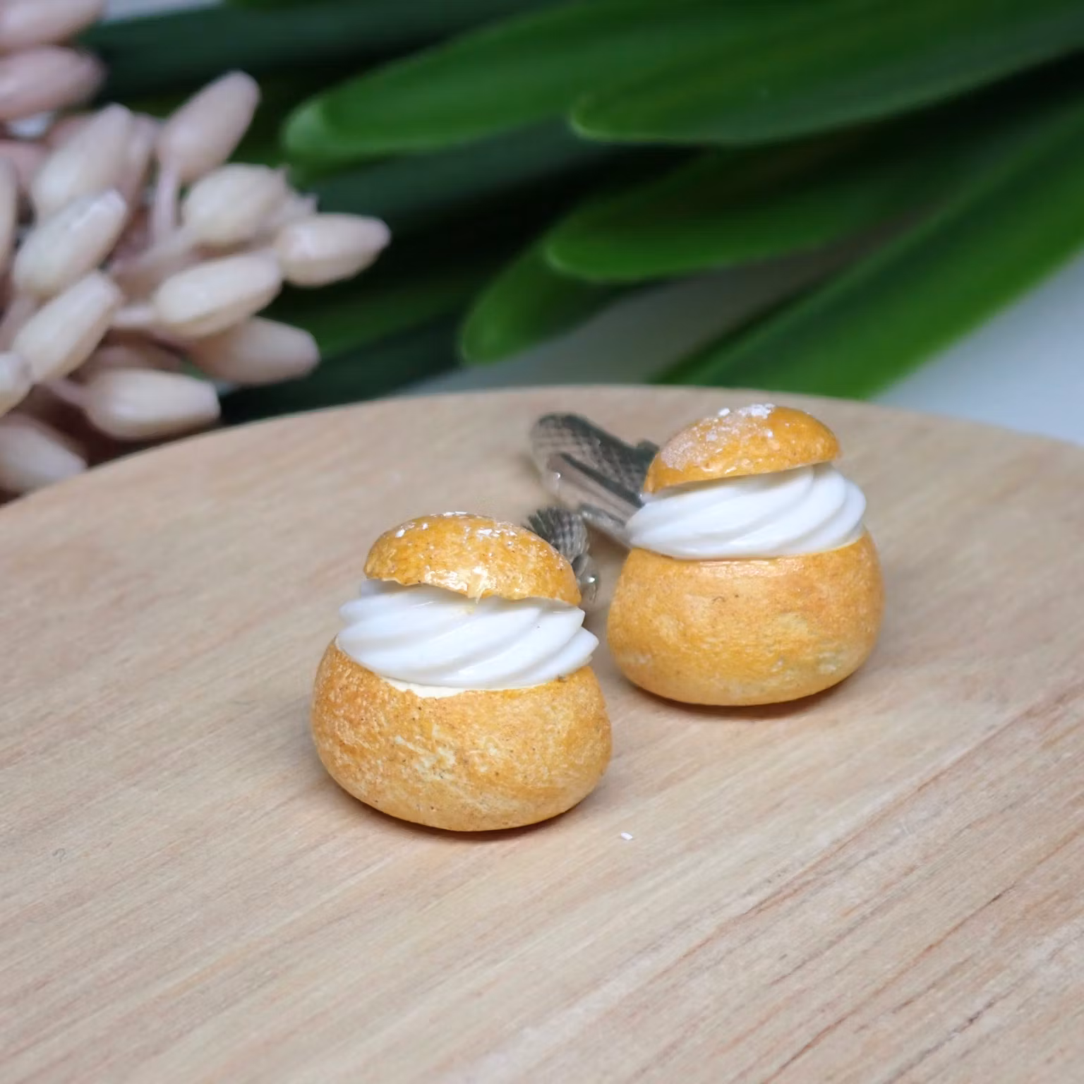 Semla manschettknappar 1 par