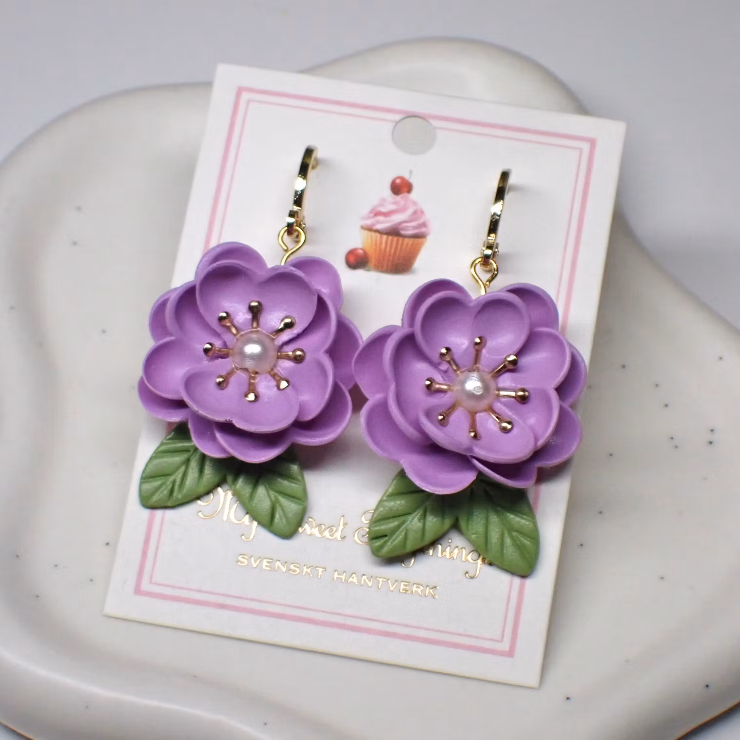 Magnolia lila guld/silver