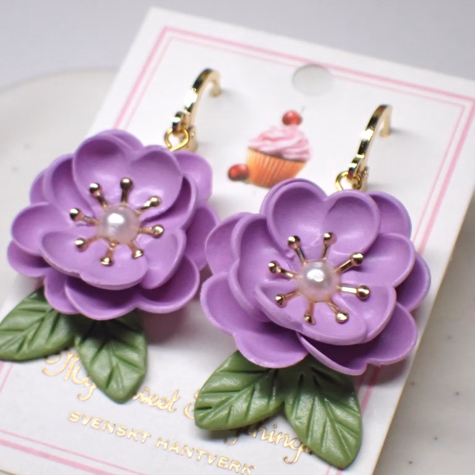 Magnolia lila guld/silver