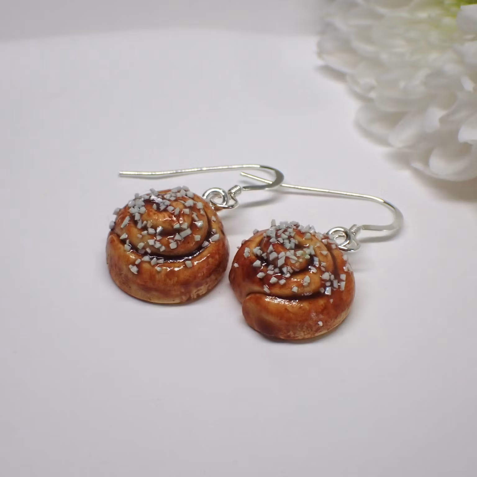 Cinnamon Bun Earrings