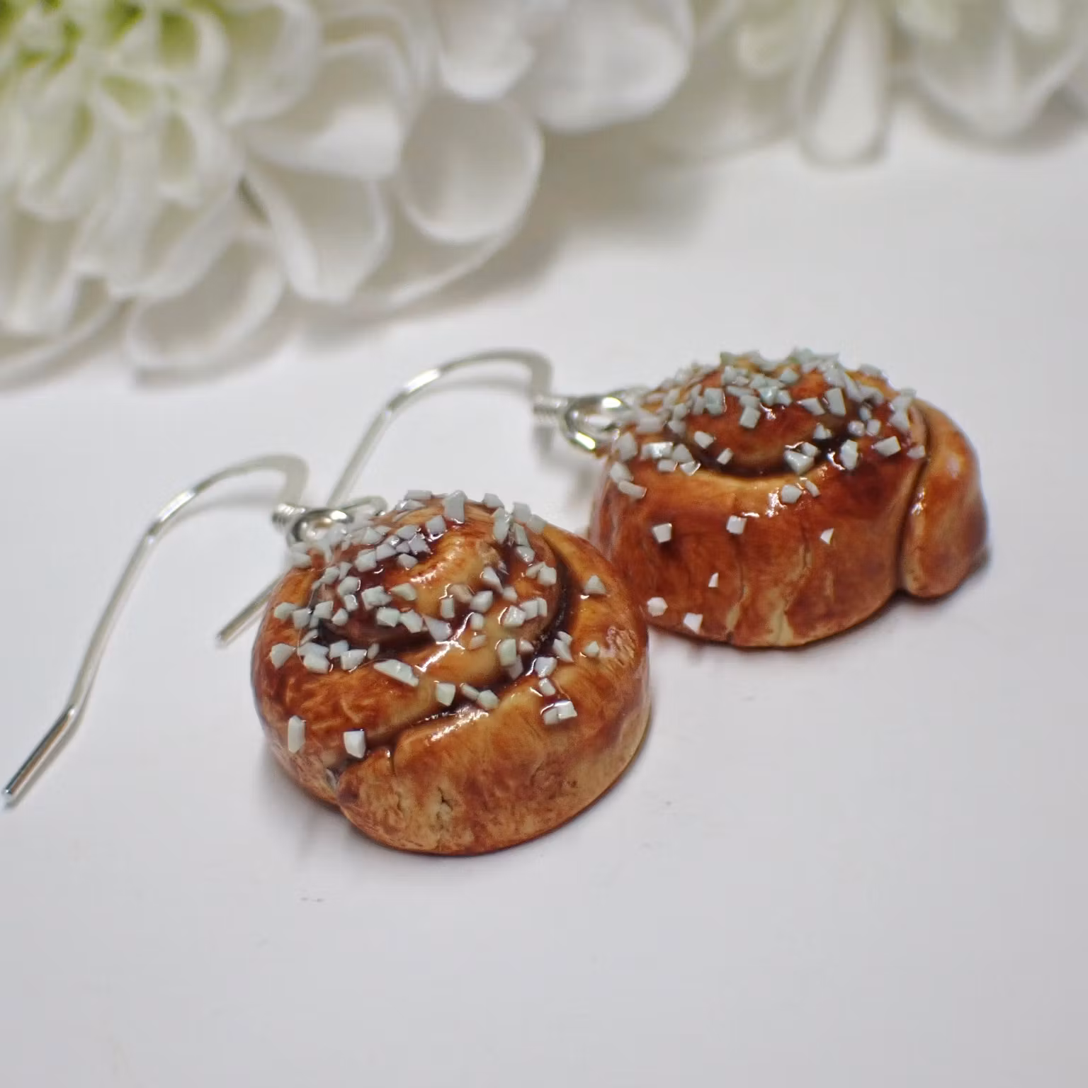 Cinnamon Bun Earrings