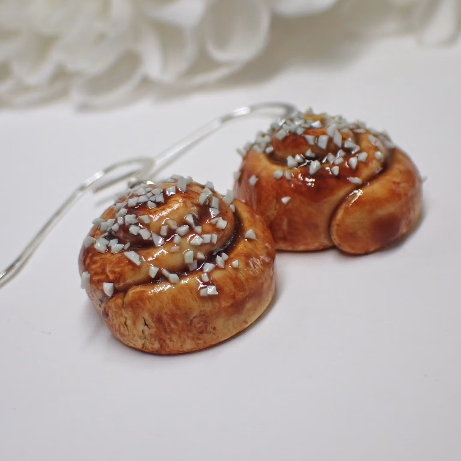 Cinnamon Bun Earrings