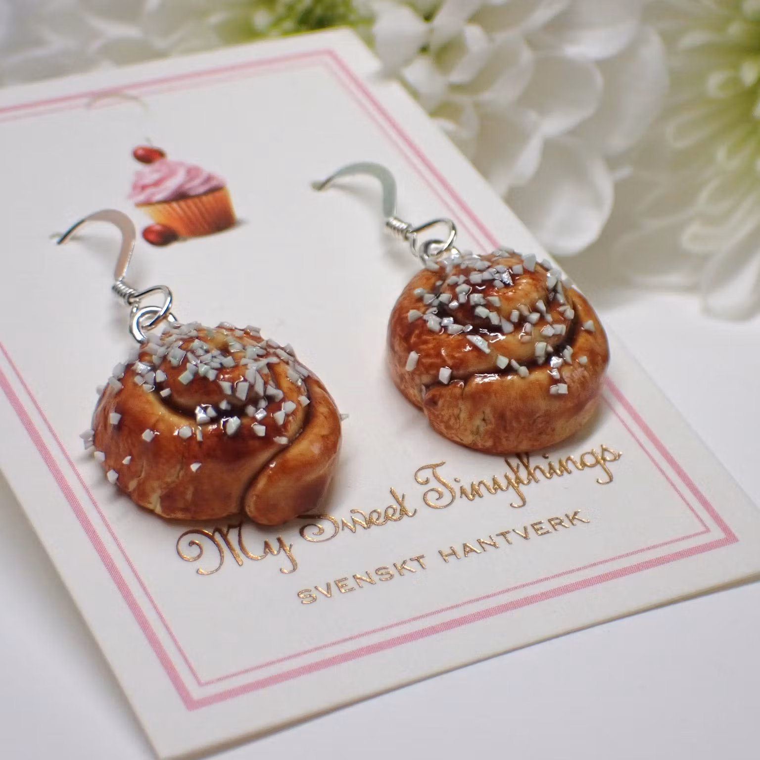Cinnamon Bun Earrings